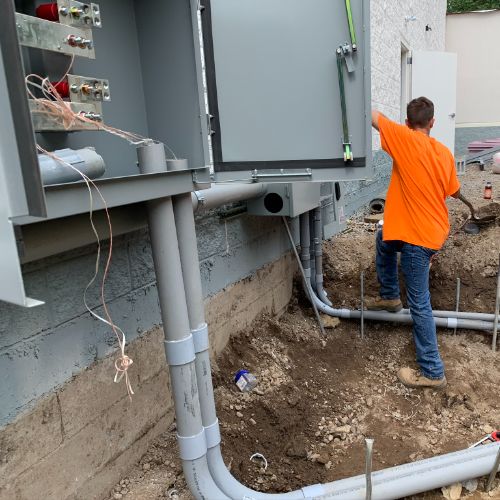 Electrical panel repair installation