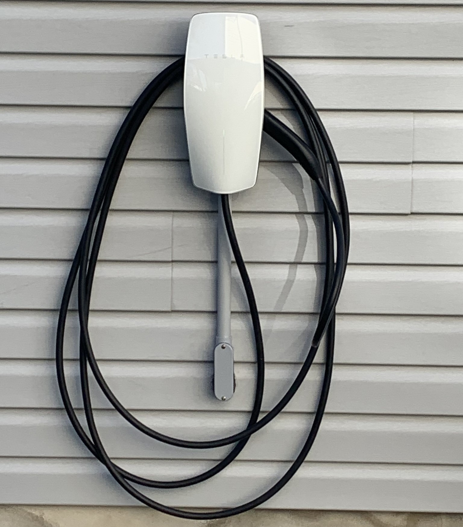 Finished electrical vehicle charging station project