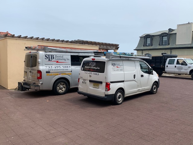 Vehicles of electricians serving Hazlet, NJ